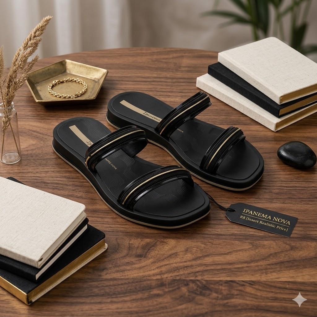 Detalhes do Chinelo Feminino Ipanema Glow  Slide Coleção Sempre Nova Lançamento Original