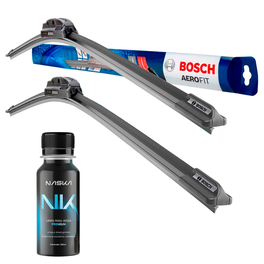 Palheta Automotiva Bosch Aerofit Original limpeza silenciosa e eficiente