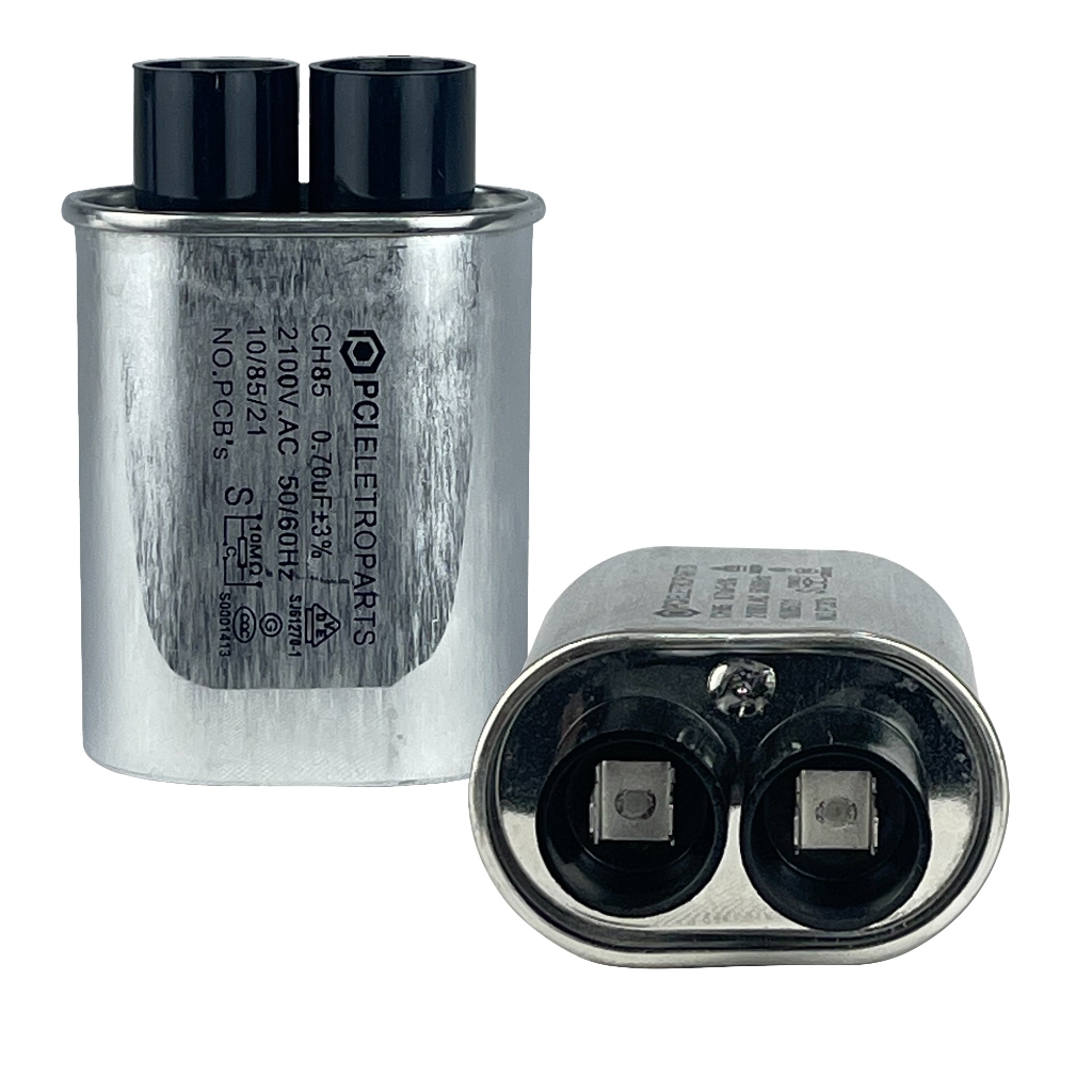 Capacitor Para Microondas 0,70uf 2100v Alta Tensão Com 2 Terminais
