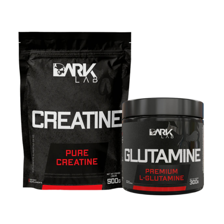 Kit Creatina 500g + Glutamina 300g