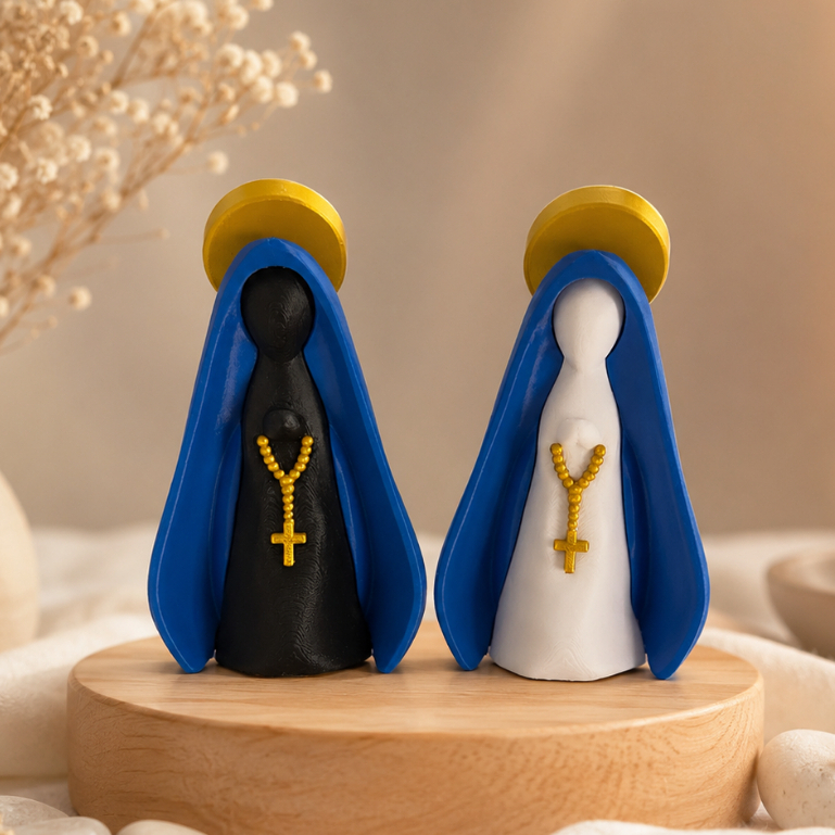 Imagem Nossa Senhora Aparecida Escultura Religiosa Decorativa Católica