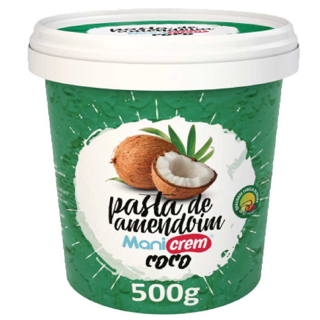 Creme Pasta De Amendoim Deliciosos Sabores Manicrem 500g