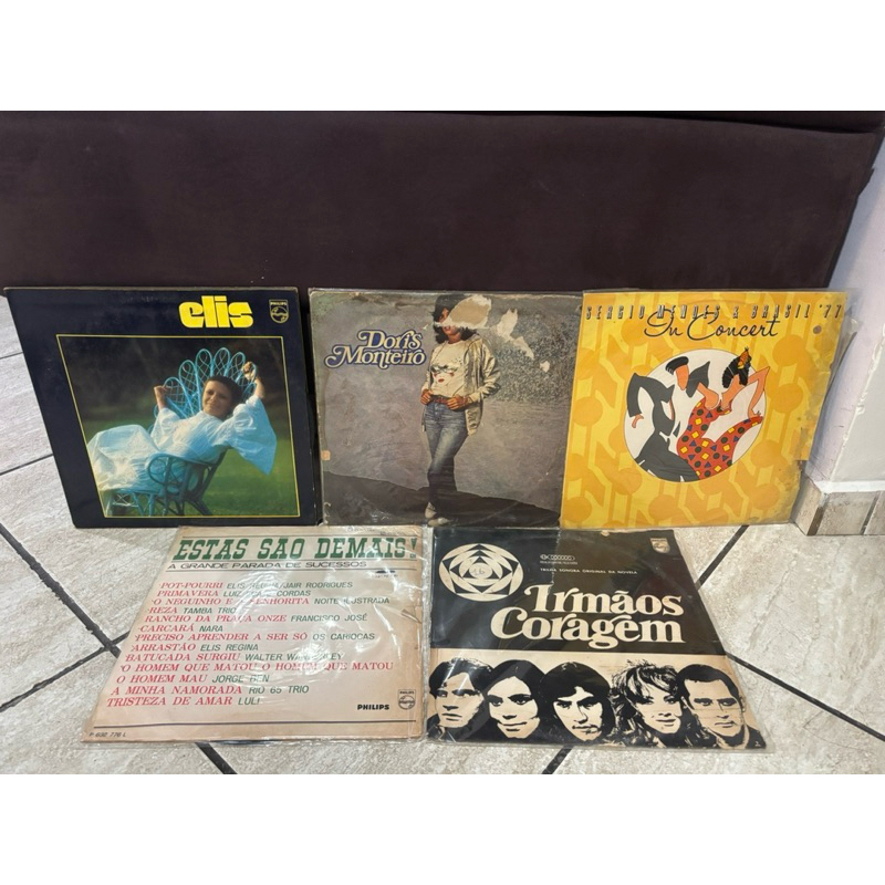 lp disco vinil lote 15 lps mpb bossa samba nacionais