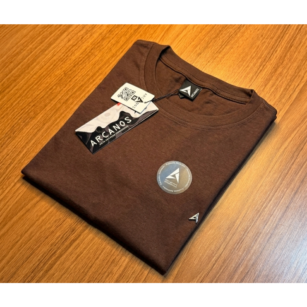 Camisa Camiseta Masculina Peruana Lisa Algodão Premium com Elastano 40.1