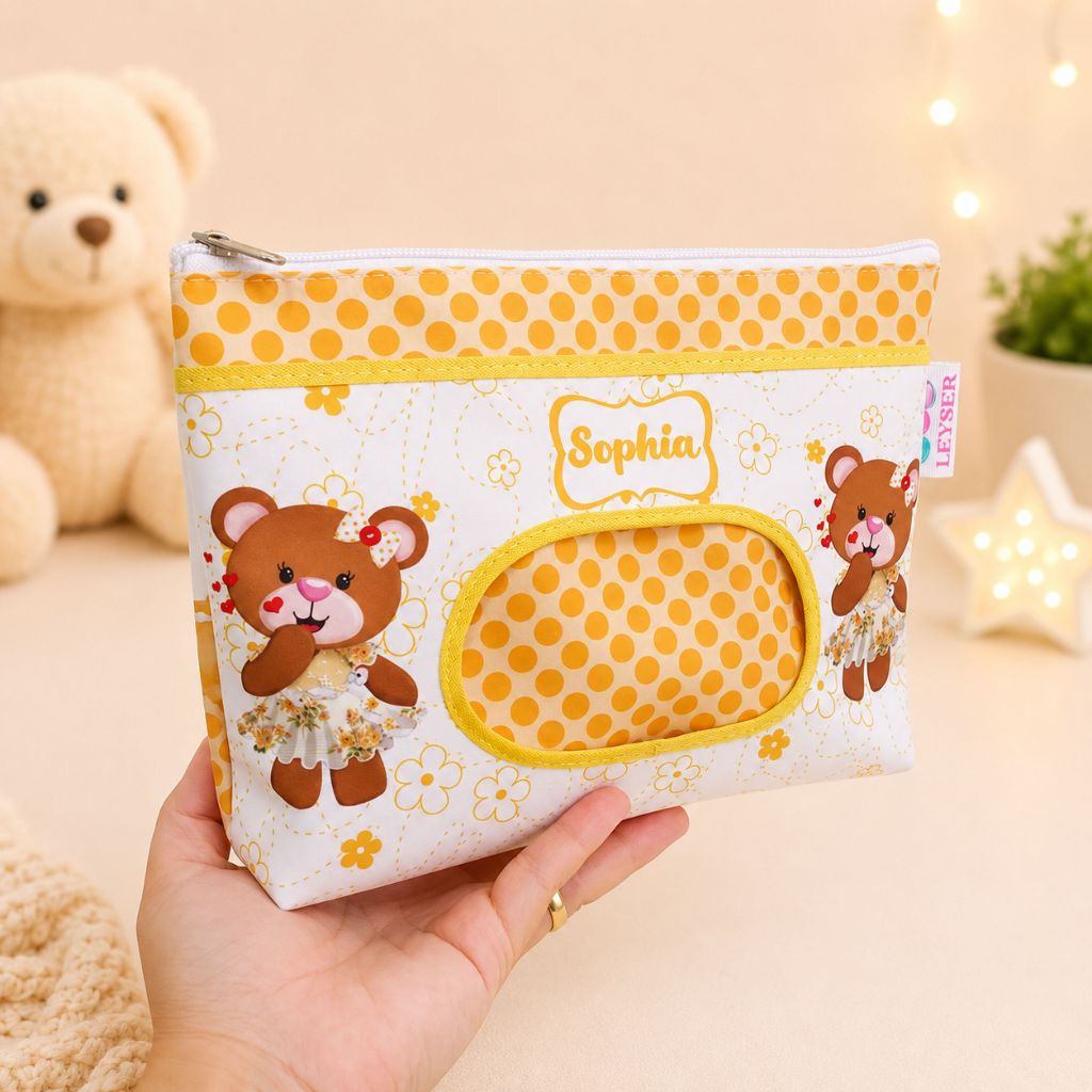 Necessaire Porta Fralda + Lenço Umedecido | Organização Perfeita do Bebê