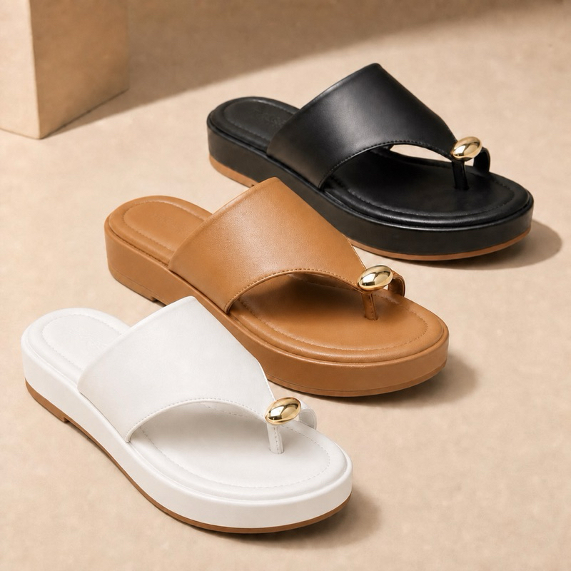 Sandália Asa Delta Flatform Feminina Plataforma Confortável Leve Moda Blogueira Verão Estilosa