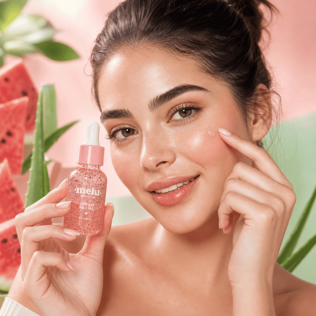 Kit Sérum Facial + Creme Facial Rosa Mosqueta Melu by Ruby Rose