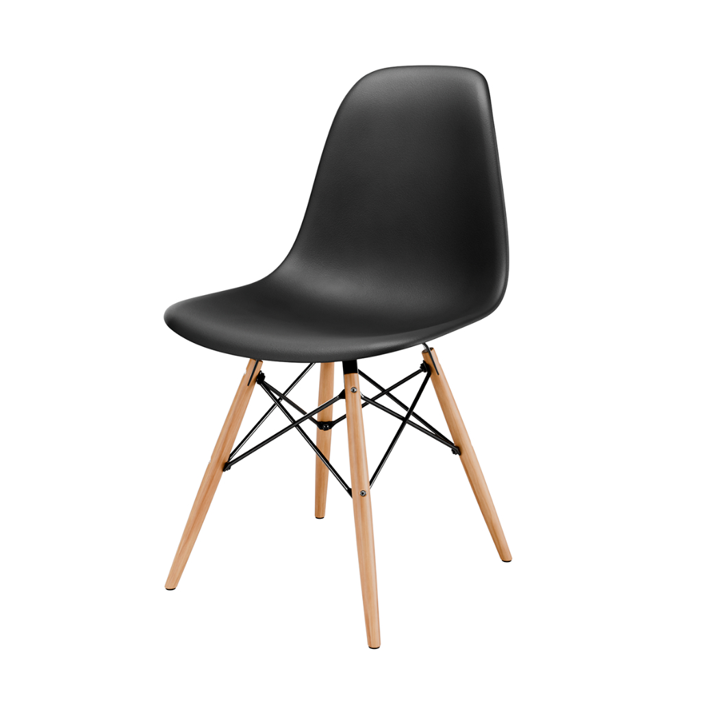 Cadeira Eames Design Eiffel em Polipropileno para Home Office Cozinha e Escritór