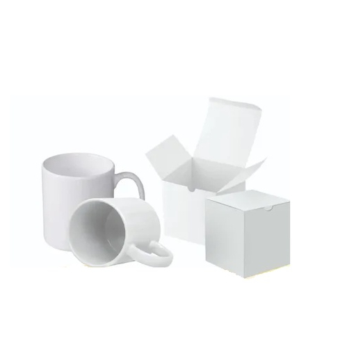 5 Caneca + Caixinhas Branca Aaa 325ml Sublimação Porcelana Importada! - ENVIO IMEDIATO .