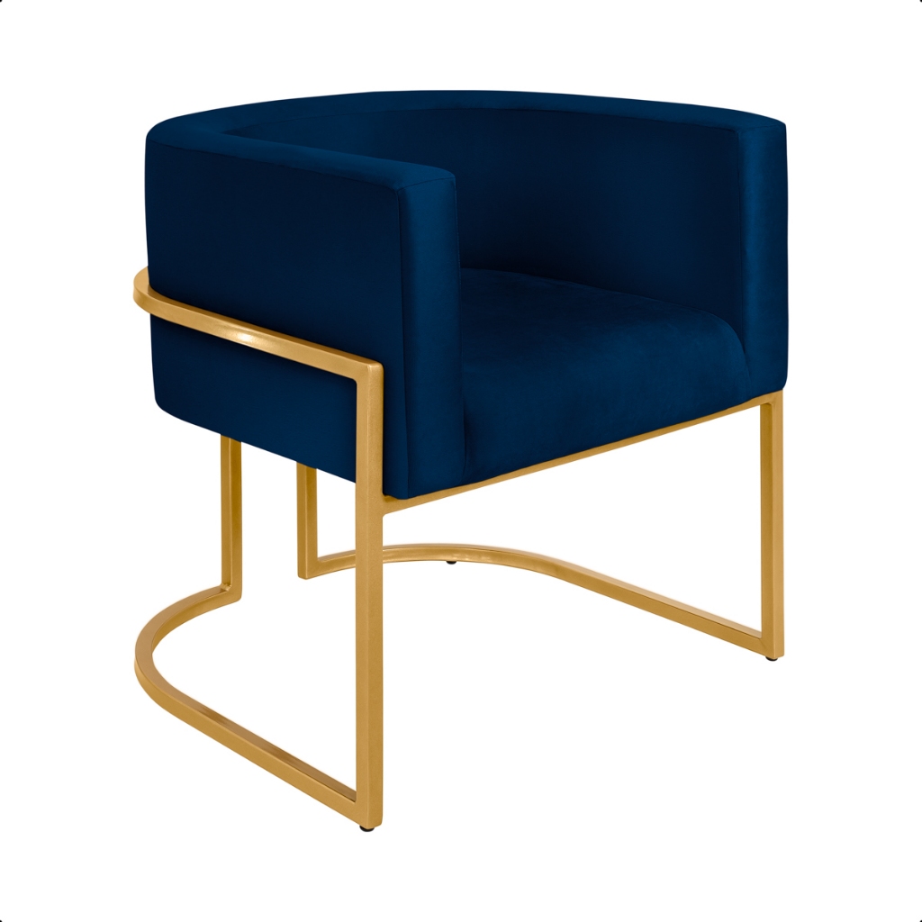 Poltrona De Ferro com Almofada Para Salão Clínica Mesa de Jantar Cadeira Estofada Poltrona Decorativa