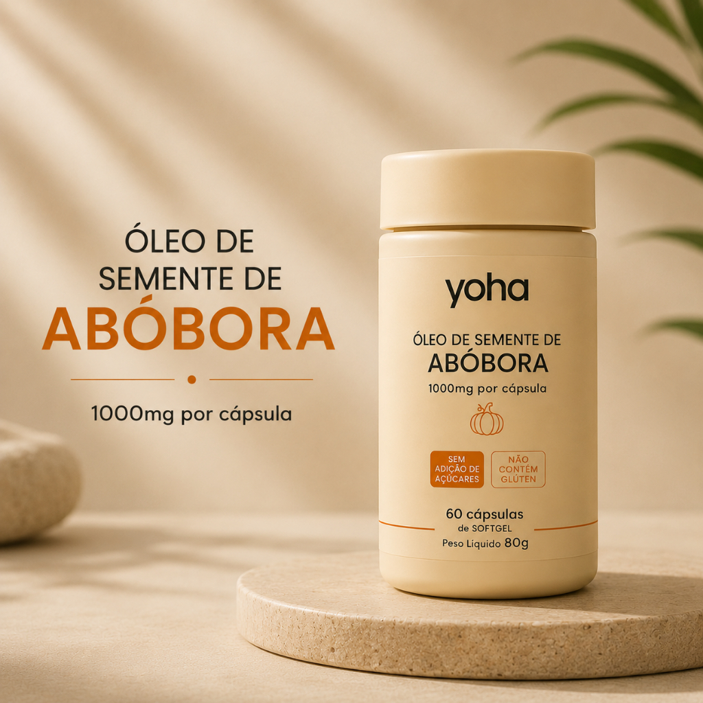 Óleo De Semente De Abóbora 1000mg 60 Cápsulas Ômega 6 E 9 Antioxidante Natural Yoha Camila Loures