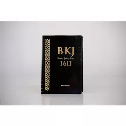 Bíblia King James Fiel 1611 Letra Extra Gigante - Capa Preta