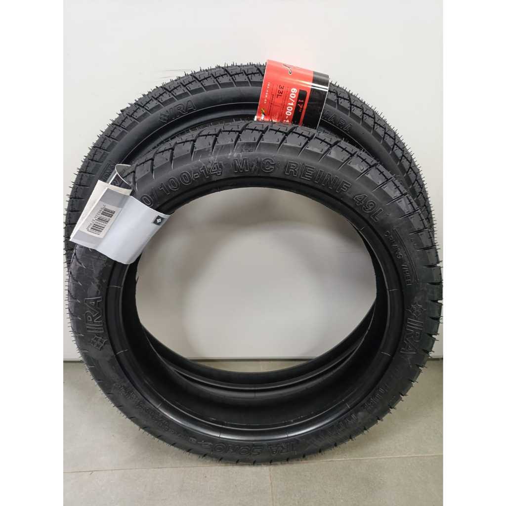 Par Pneus Ira Soho 80/100-14 + 60/100-17 Biz100/125.POP100/110