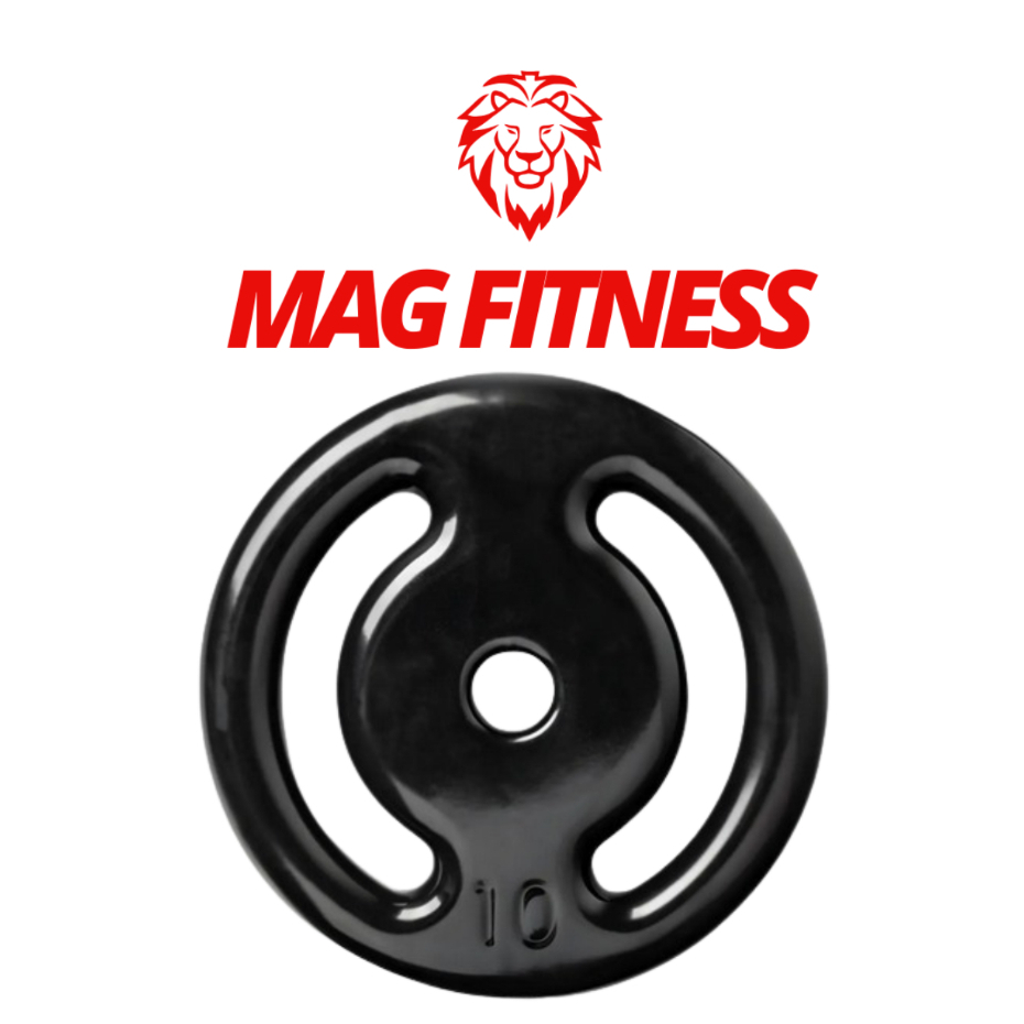 Anilhas Emborrachadas 10Kg – Peso para Academia, Treino em Casa e Musculação