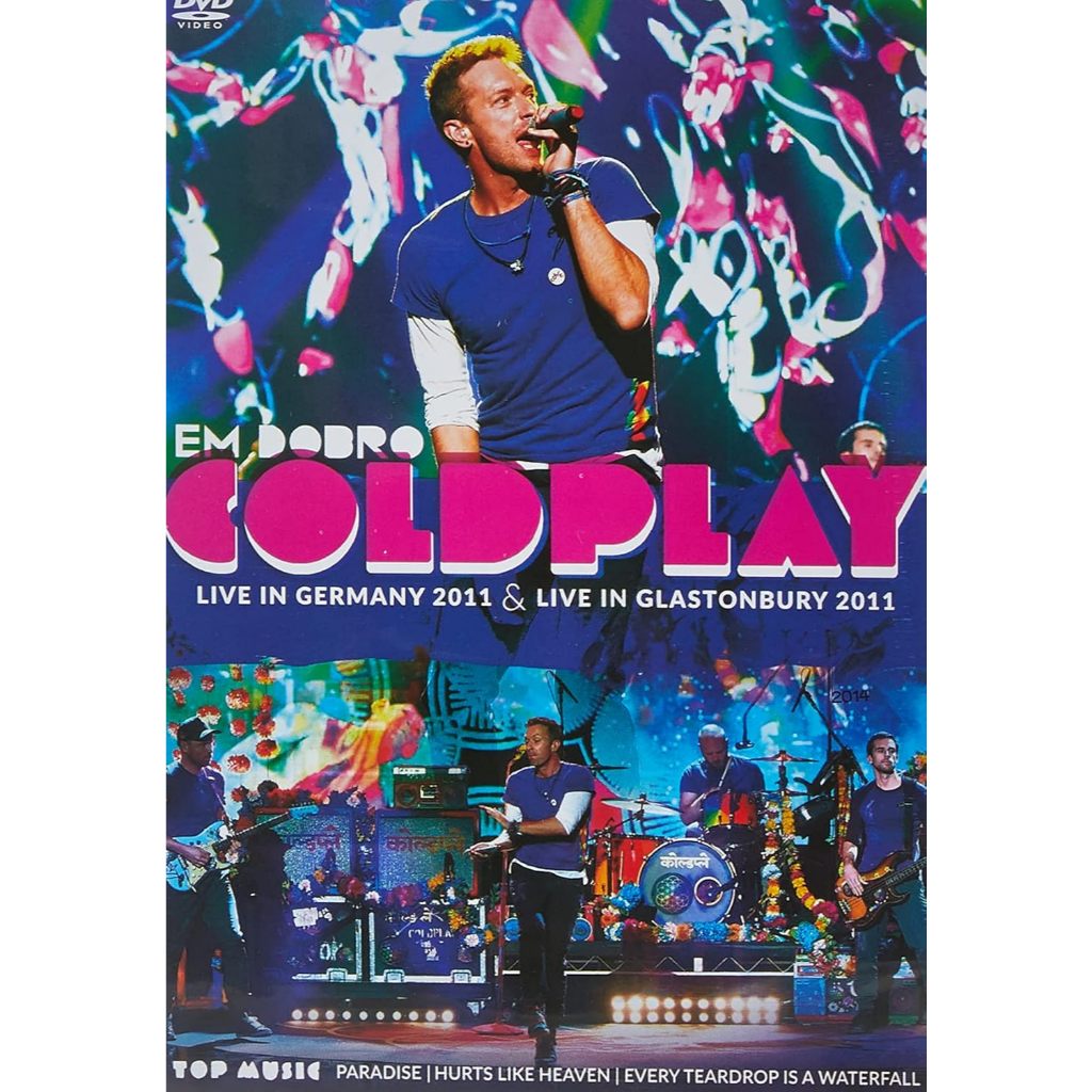 DVD - Coldplay – Em Dobro Live In Germany 2011 & Live In Glastonbury 2011 (PRODUTO ORIGINAL)