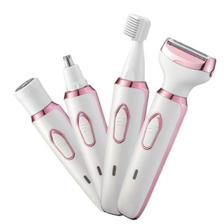 Barbeador Elétrico 4 Em 1 Para Mulheres Remoção De Pelos Corporais feminino/aparador de p…
