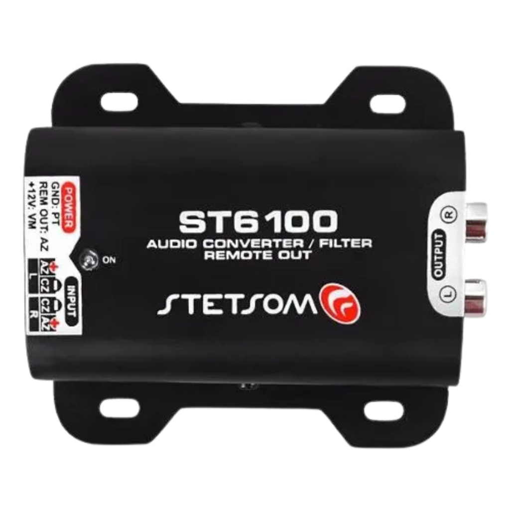 St6100 Stetsom Conversor Rca Com Filtro Anti Ruido Integrado