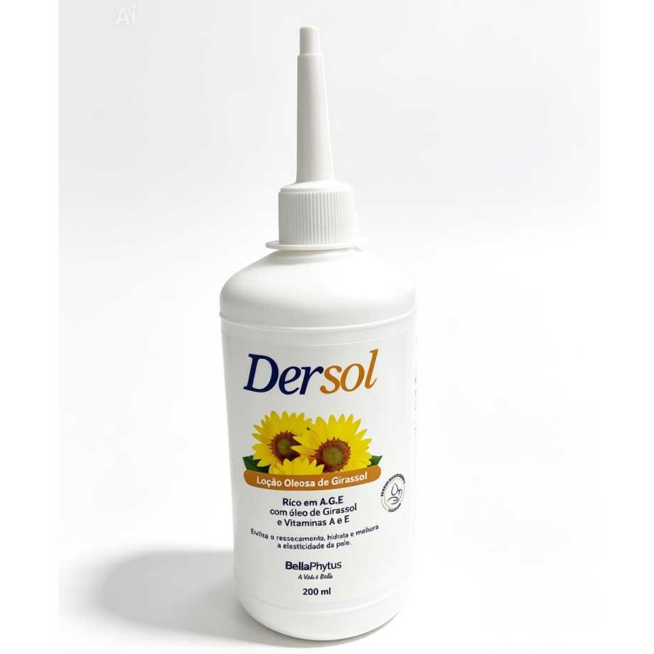 Locao Oleosa de Girassol Dersol 200ML
