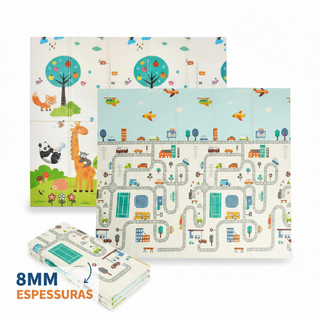 tapete bebe emborrachado Tatame Infantil 2*1.8M Bebê Dupla Face