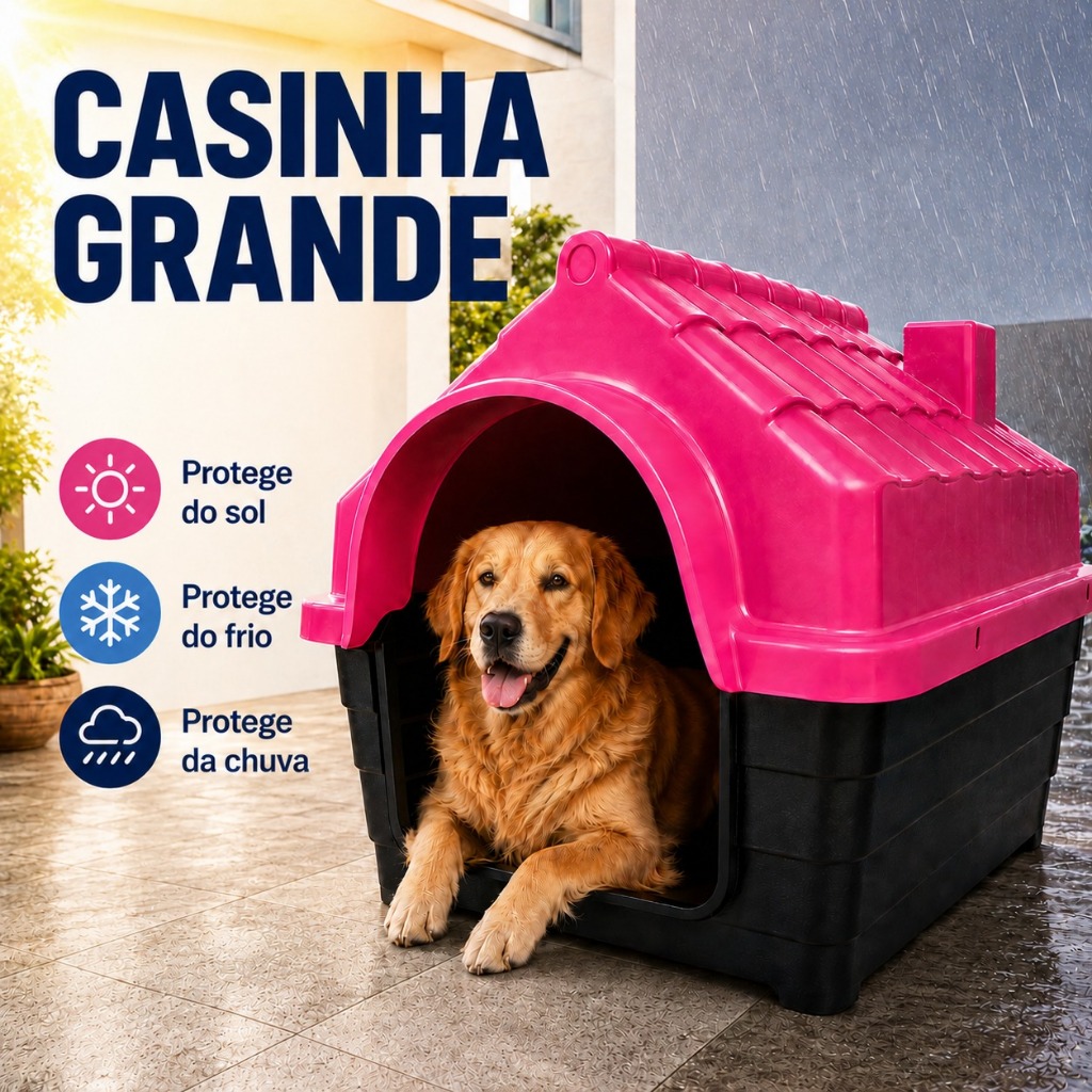 CASA CASINHA CACHORRO - CÃES -  PETS N7 N8 - PORTES MEDIOS - GRANDES | PRONTA ENTREGA