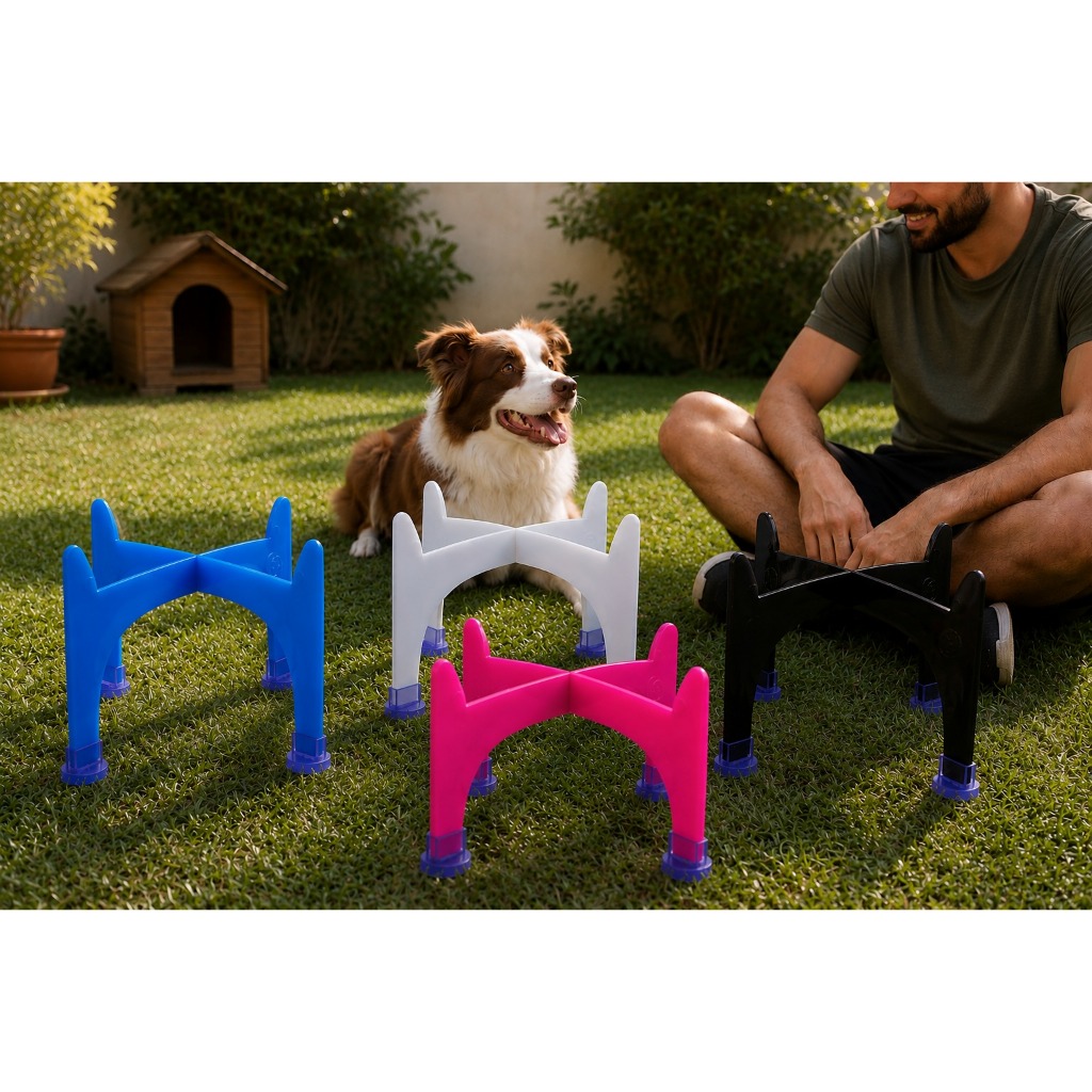 Suporte Elevado M para Comedouros e Bebedouros 750ml Color