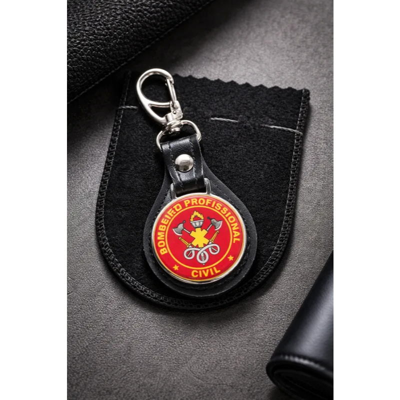 Kit 3 Chaveiros Bombeiro Civil Resgate Emergência Brigada