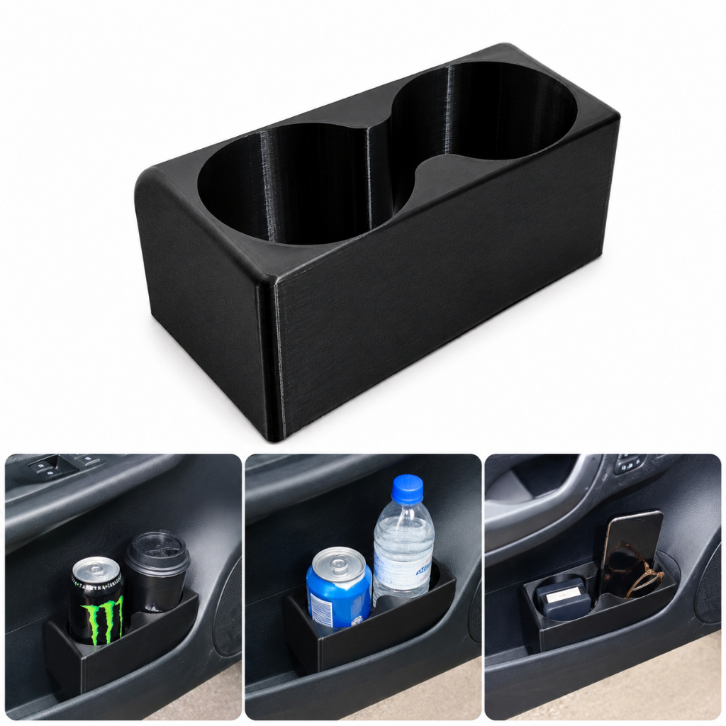Suporte Copos VW Golf MK3 | Porta Copos Console Central | Preto | Envio rápido