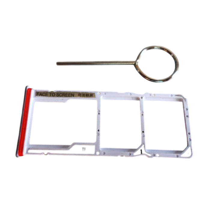 Gaveta Chip Bandeja Original para Redmi Note 10s Prata + Chave