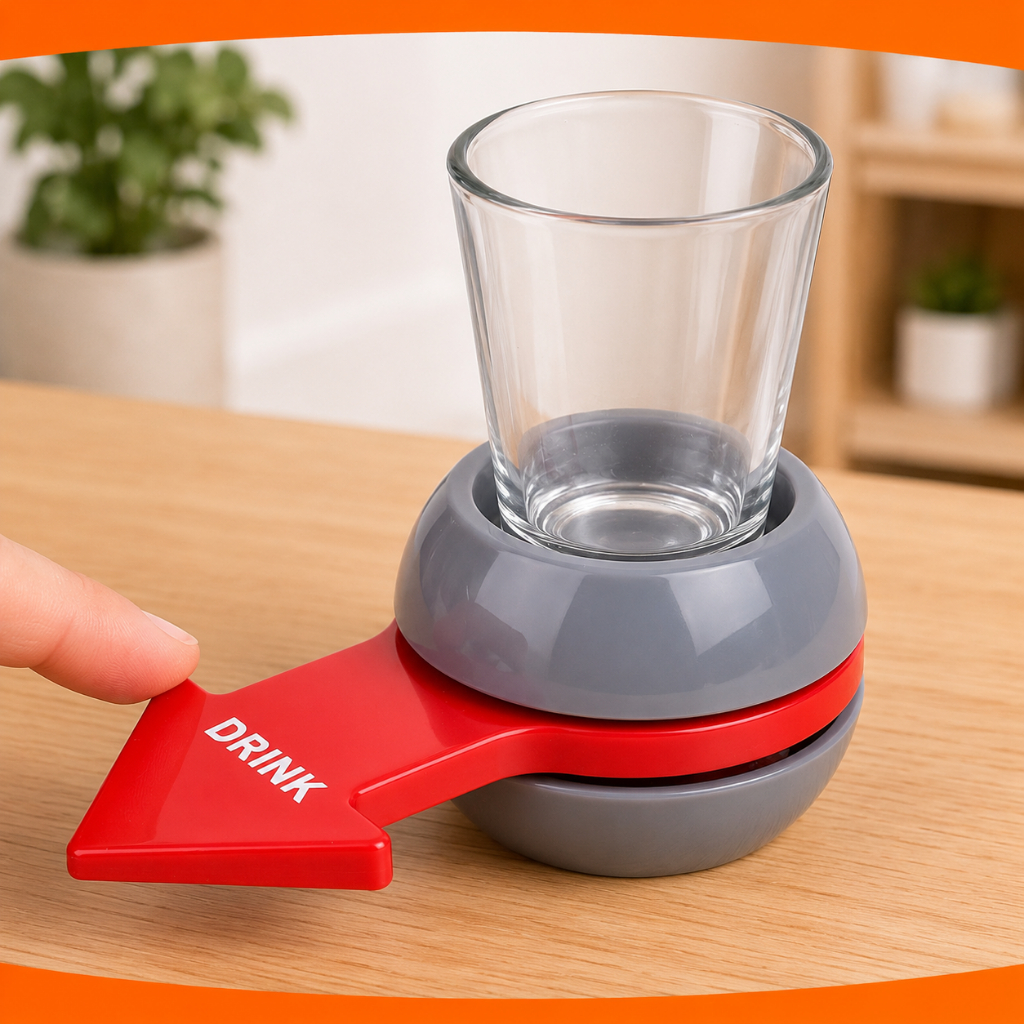 Jogo Roleta Drink Vira Vira Com Copo Game Shot