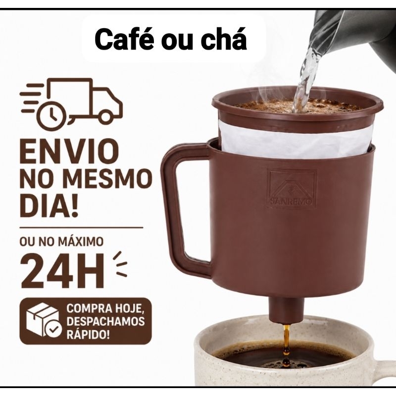 Filtro Permanente para Café e Chá Coamil 103 - Reutilizável, Compatível e Amigo do Meio Ambiente