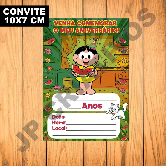 CONVITE ANIVERSÁRIO MAGALI (SUPER MARIO)