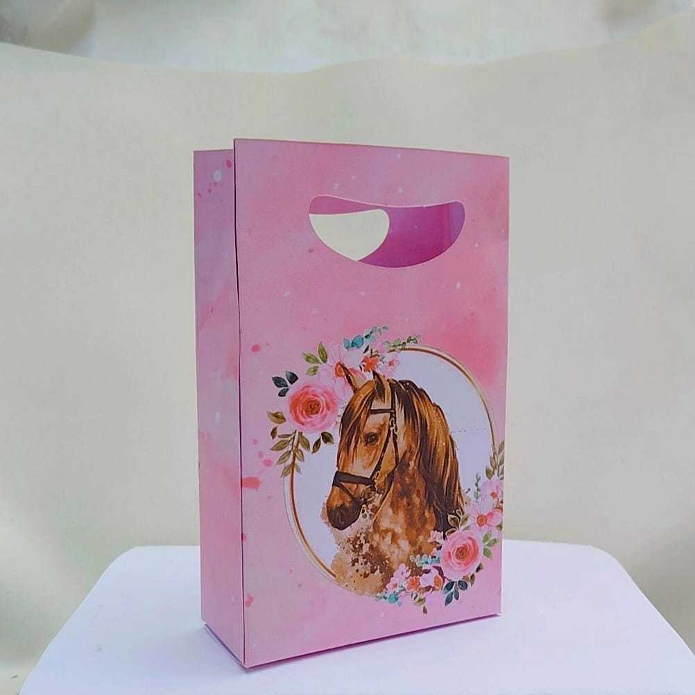 Kit Sacolinha Surpresa Festa Infantil Personalizada CAVALOR BOIADEIRO HARAS Lembrancinhas Aniversário PEGUE E MONTE