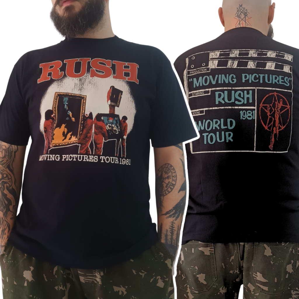 Camiseta Rush - Moving Pictures