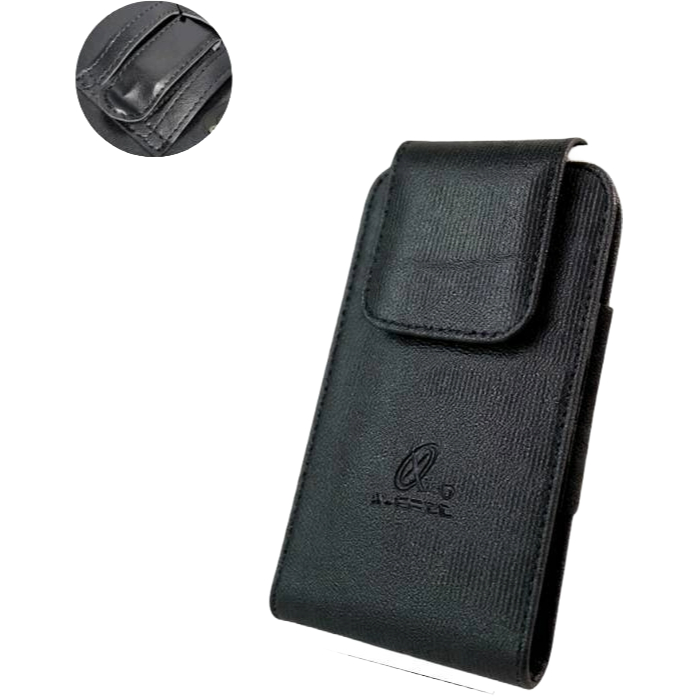 Capa Capinha Para Celular De Cinto Cintura Clip Vertical Universal Couro Sintético Xcell