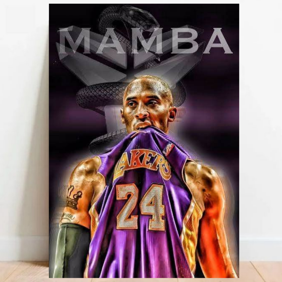 Quadro Placa Decorativa Kobe Bryant Lenda Basquete NBA jogador Esporte 015