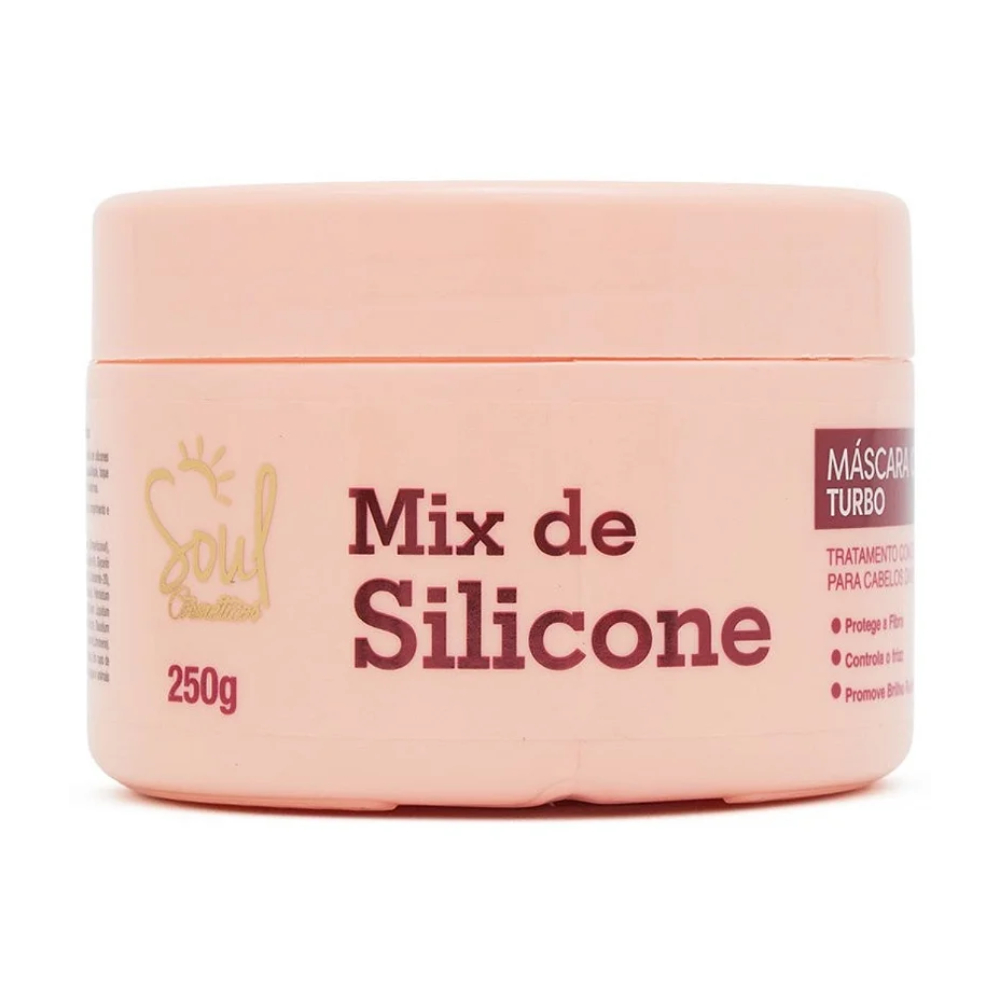 Máscara Capilar Soul Mix de Silicones 250g Tratamento Intensivo Hidratação e Controle do Frizz