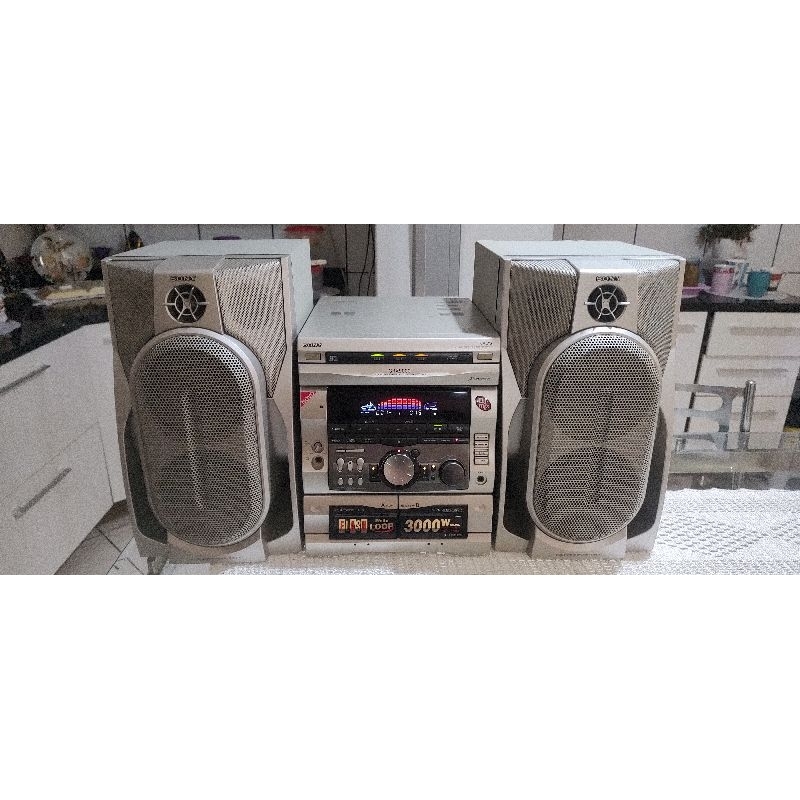 aparelho de som Mini system Sony grx9000 Aiwa Philips gradiente jvc panasonic cce Sharp pioneer kemwood