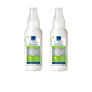 Desodorante Spray Para os Pés Foot Works Avon Kit com 2