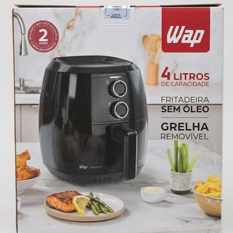 air fryer wap 4 litros 220v linha prosdócimo + brinde dove sérum corporal