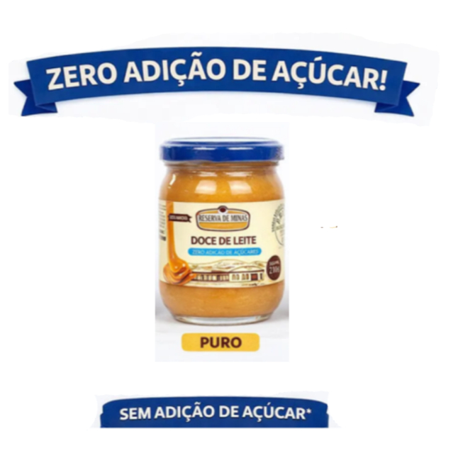 Doce de Leite Zero Açúcar 210g – Sabor autêntico com zero adição de açúcares