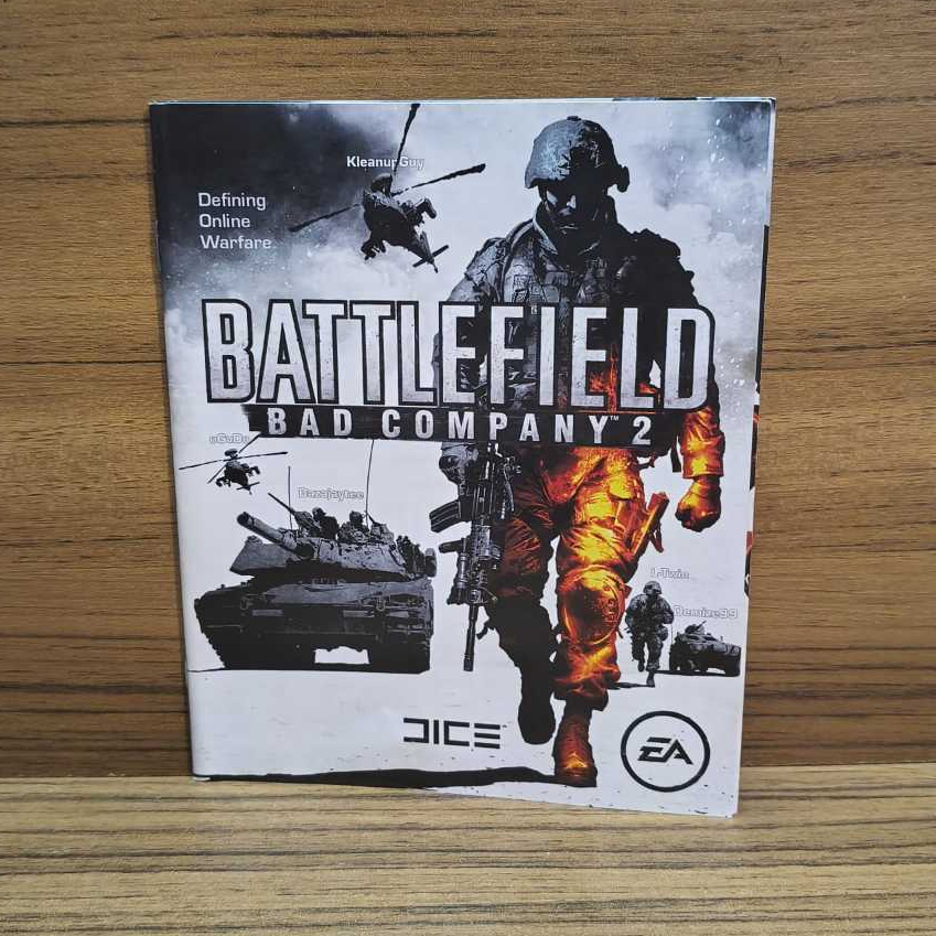 Manual Battlefield Bad Company 2 - PS3 Original (SEM O JOGO)
