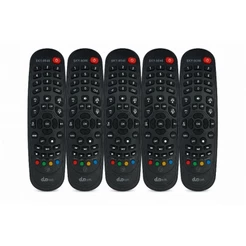 Kit 5 Peças Controle Remoto Le-7746 SKY-9046 D/S Universal | Reposição | Substitui o Original