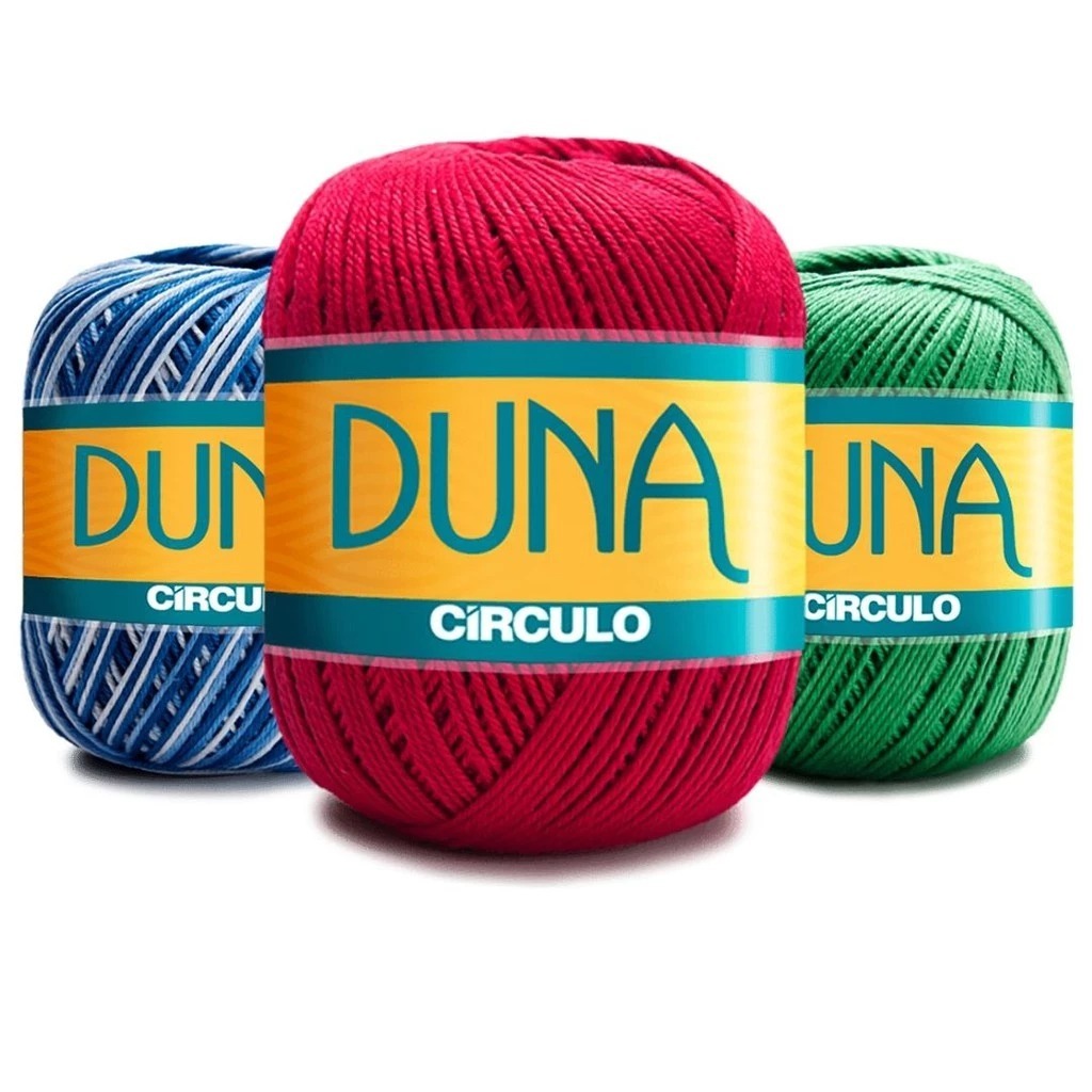 Linha Duna Circulo 170m 100%Algodão crochê