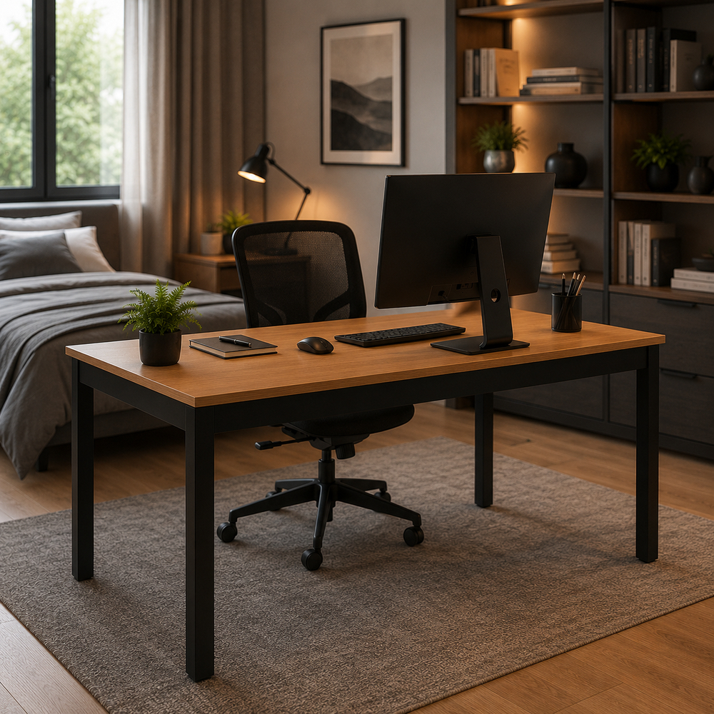 Mesa 120x60 para Computador, Notebook, Monitor e Ambiente de Trabalho