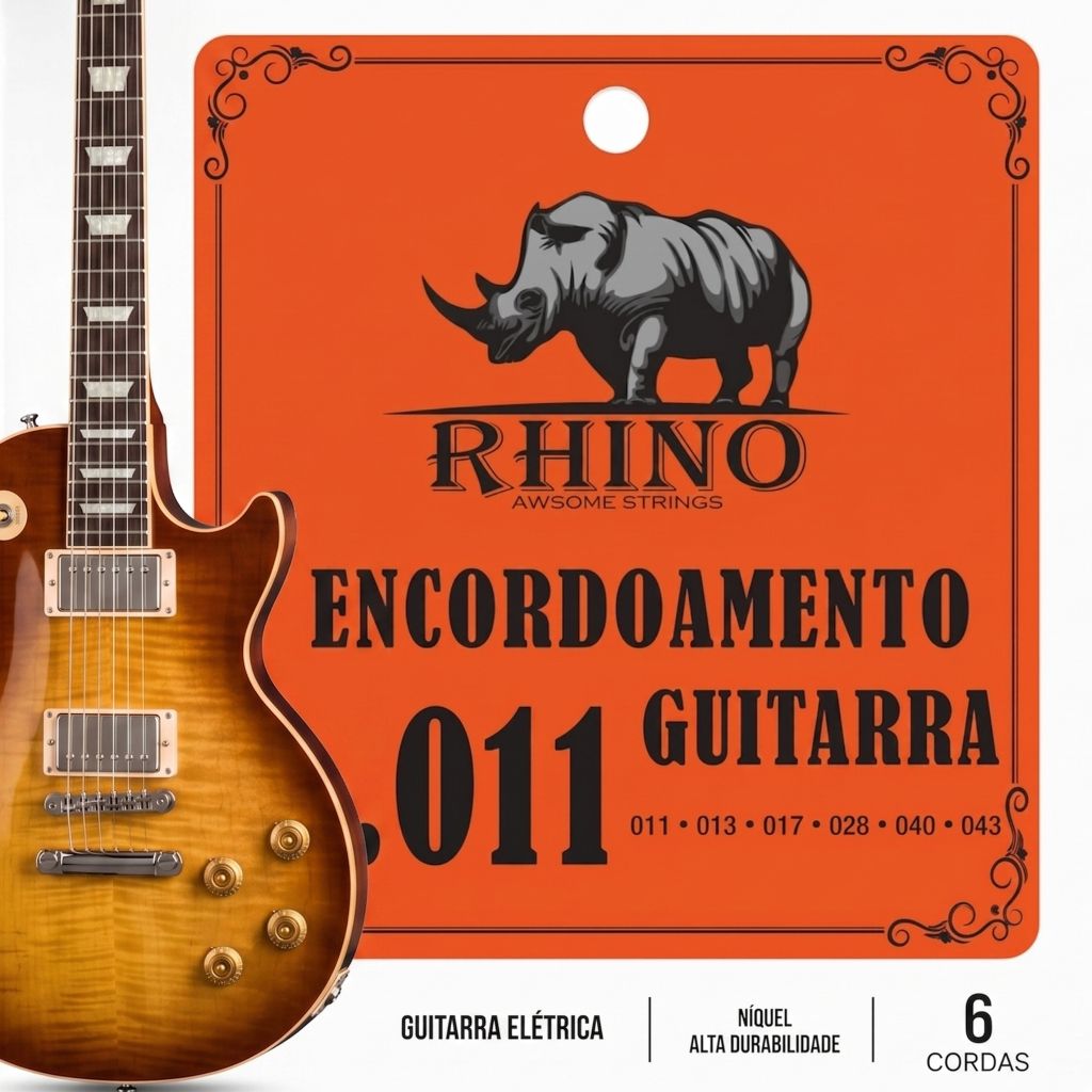 Encordoamento Jogo de cordas 011 para guitarra .011 eletrica 6 cordas iniciante amador profissional