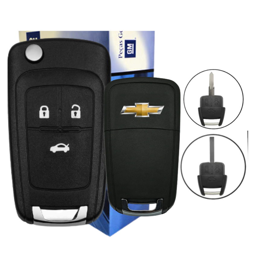 Chave Capa Canivete Carcaça Celta Astra Agile Vectra Corsa Montana Adaptação chevrolet Lâmina J e L