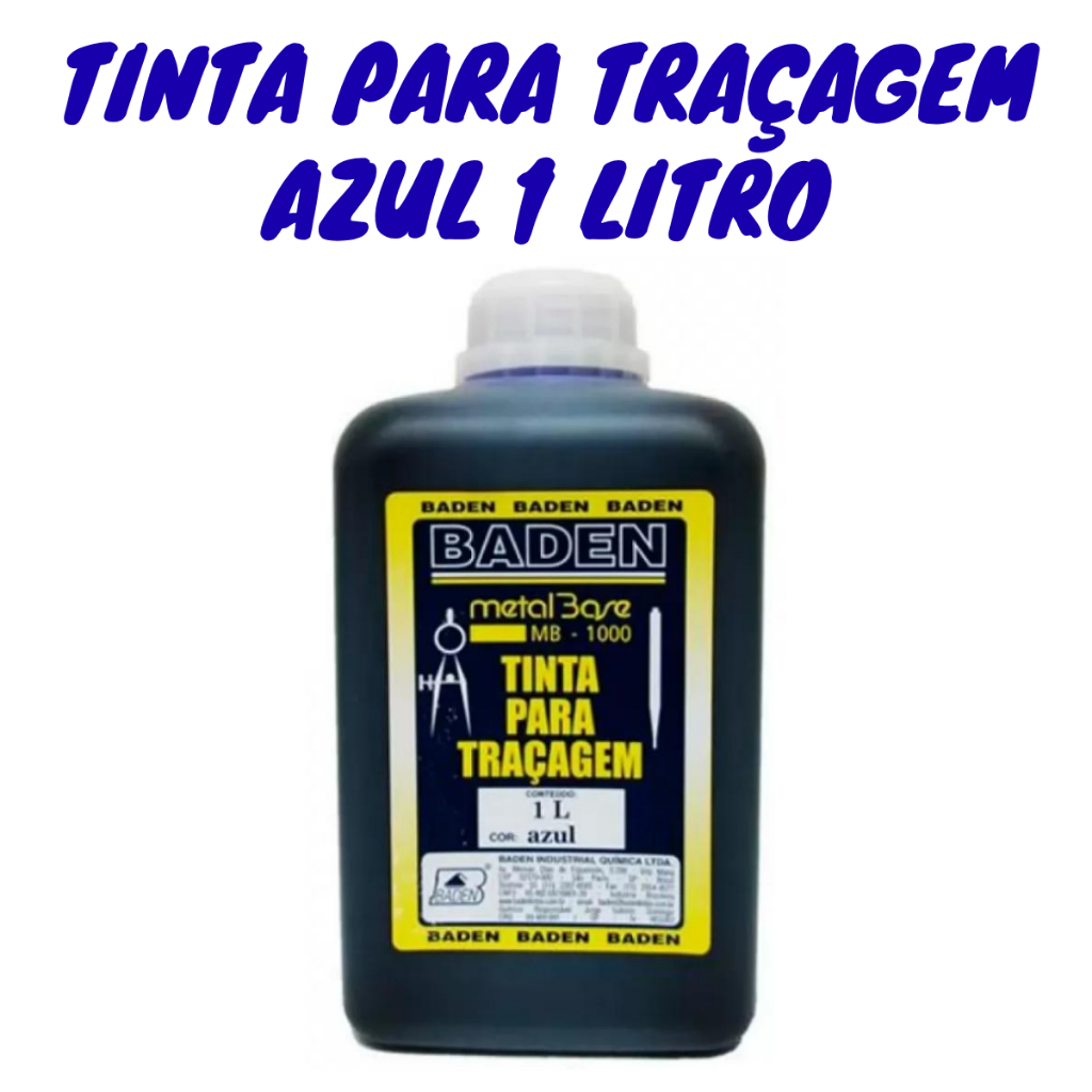 Tinta Tracagem Azul 1 Litro - Baden
