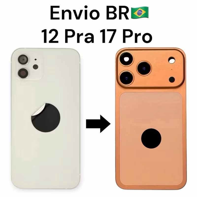 CARCAÇA IPHONE 17 para iPhones inferiores