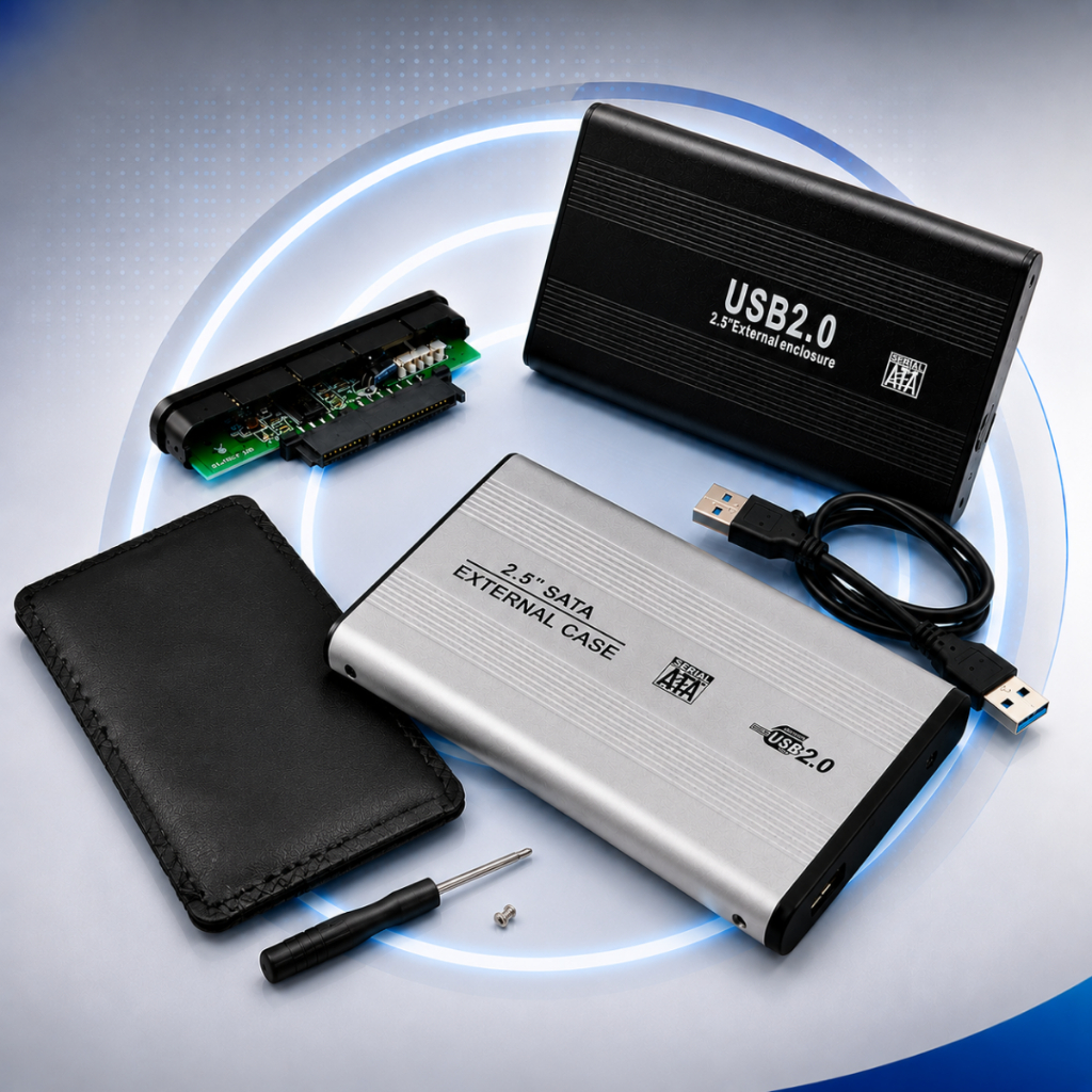 Case HD e SSD 2.5 Sata Cabo Usb Até 4TB para Notebook Pc