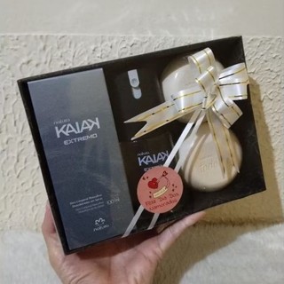 Kit Presente Kaiak Masculino Fragrâncias - Deo Corporal Desodorante com Sabonetes Natura